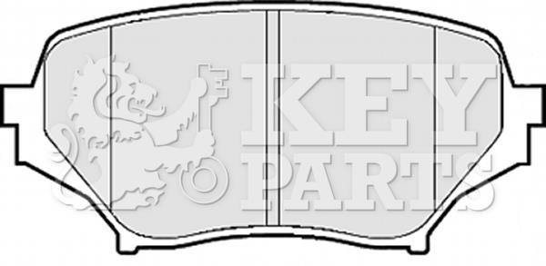 Key parts KBP2075 Гальмівні колодки, комплект KBP2075: Купити в Україні - Добра ціна на EXIST.UA!