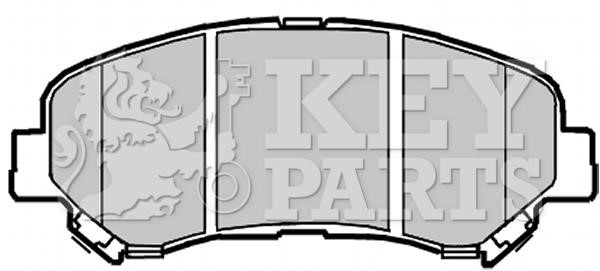 Key parts KBP2084 Гальмівні колодки, комплект KBP2084: Купити в Україні - Добра ціна на EXIST.UA!