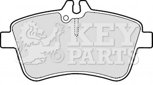 Key parts KBP2145 Гальмівні колодки, комплект KBP2145: Купити в Україні - Добра ціна на EXIST.UA!