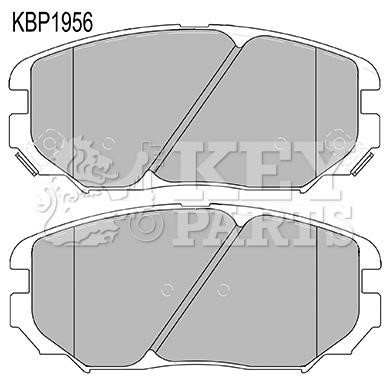 Key parts KBP1956 Гальмівні колодки, комплект KBP1956: Купити в Україні - Добра ціна на EXIST.UA!