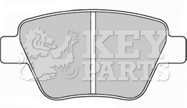 Key parts KBP2242 Гальмівні колодки, комплект KBP2242: Купити в Україні - Добра ціна на EXIST.UA!