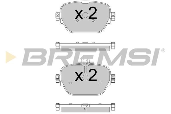 Bremsi BP3770 Гальмівні колодки, комплект BP3770: Купити в Україні - Добра ціна на EXIST.UA!