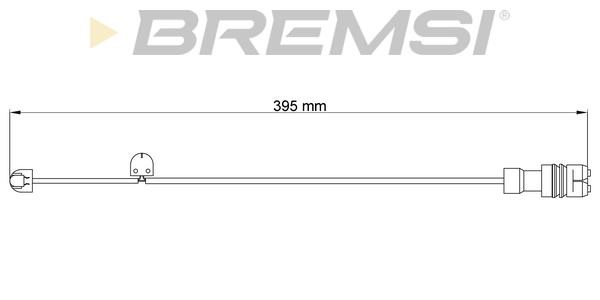 Bremsi WI0705 Датчик зносу гальмівних колодок WI0705: Купити в Україні - Добра ціна на EXIST.UA!