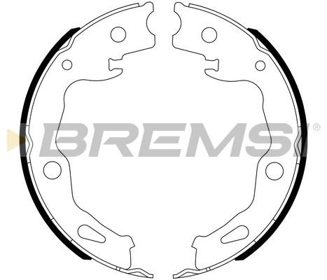 Bremsi GF1117 Колодки гальмівні стояночного гальма GF1117: Купити в Україні - Добра ціна на EXIST.UA!