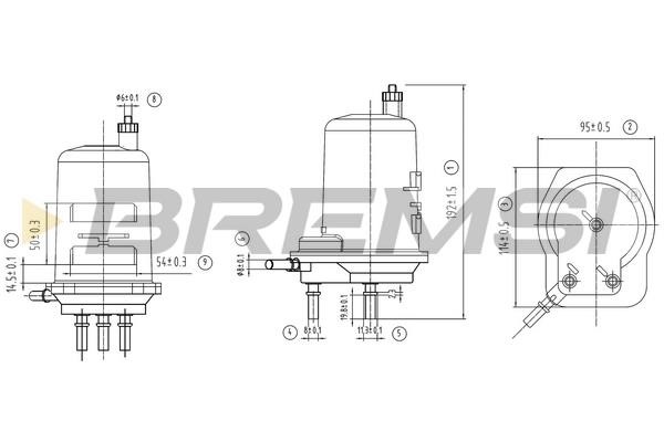 Bremsi FE0060 Фільтр палива FE0060: Купити в Україні - Добра ціна на EXIST.UA!