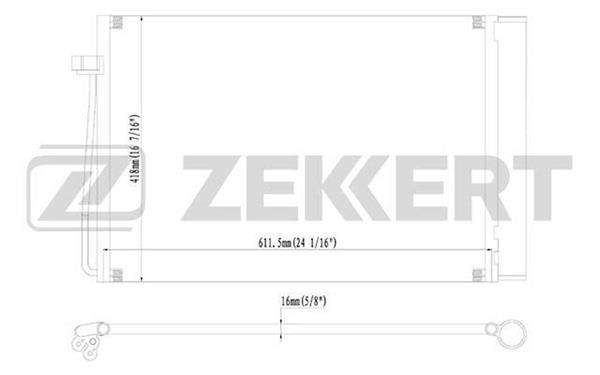 Zekkert MK-3133 Конденсатор MK3133: Приваблива ціна - Купити в Україні на EXIST.UA!