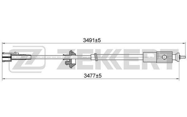Zekkert BZ-1112 Трос спідометра BZ1112: Купити в Україні - Добра ціна на EXIST.UA!