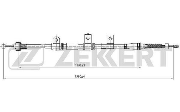 Zekkert BZ-1068 Трос, cтояночний гальмо BZ1068: Купити в Україні - Добра ціна на EXIST.UA!