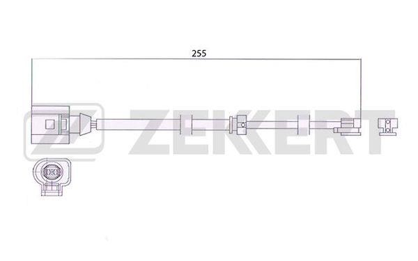 Zekkert BS-8044 Датчик износа BS8044: Купити в Україні - Добра ціна на EXIST.UA!