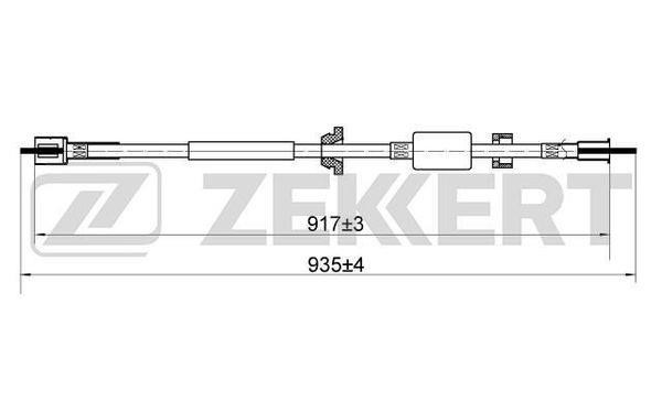 Zekkert BZ-1009 Трос спідометра BZ1009: Купити в Україні - Добра ціна на EXIST.UA!