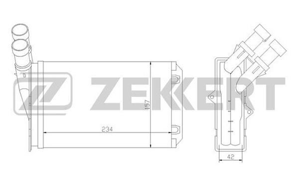 Zekkert MK-5020 Радиатор отоп. MK5020: Купити в Україні - Добра ціна на EXIST.UA!