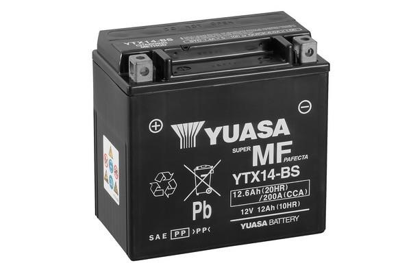 Yuasa YTX14-BS(CP) Акумулятор Yuasa Super MF Pafecta 12В 12,6Ач 200А(EN) L+ YTX14BSCP: Приваблива ціна - Купити в Україні на EXIST.UA!