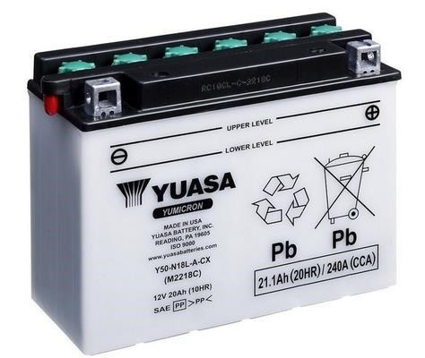 Yuasa Y50N18LACX Акумулятор Y50N18LACX: Купити в Україні - Добра ціна на EXIST.UA!
