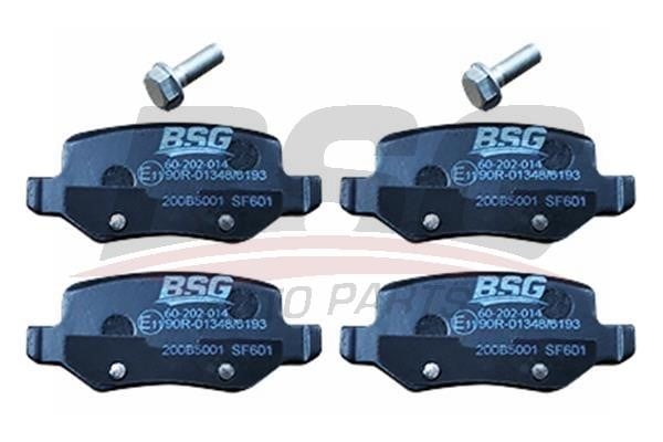 BSG 60-202-014 Гальмівні колодки, комплект 60202014: Купити в Україні - Добра ціна на EXIST.UA!