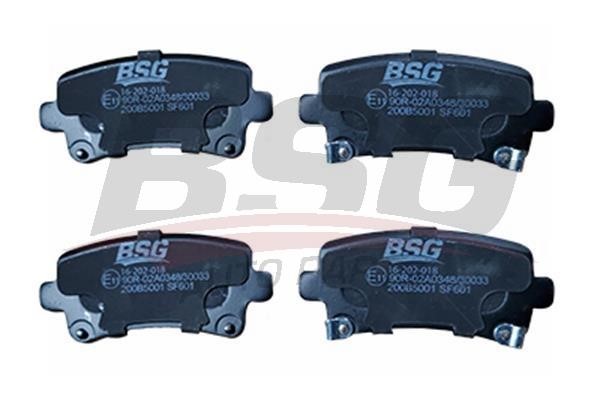 BSG 16-202-018 Гальмівні колодки, комплект 16202018: Купити в Україні - Добра ціна на EXIST.UA!