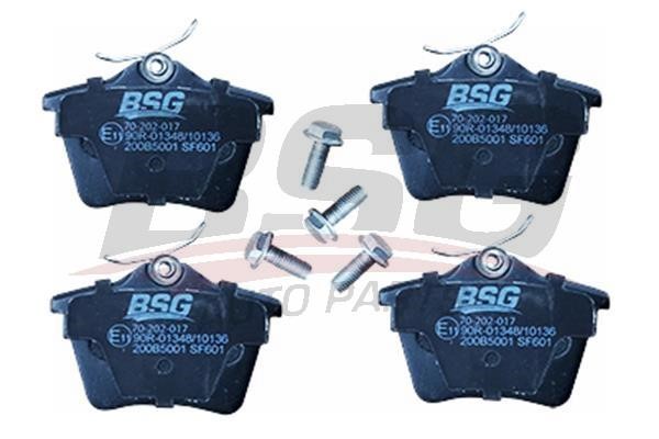 BSG 70-202-017 Гальмівні колодки, комплект 70202017: Купити в Україні - Добра ціна на EXIST.UA!