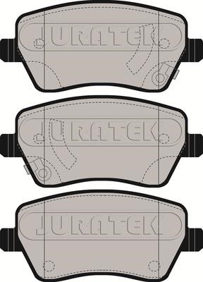 Juratek JCP8056 Гальмівні колодки, комплект JCP8056: Купити в Україні - Добра ціна на EXIST.UA!