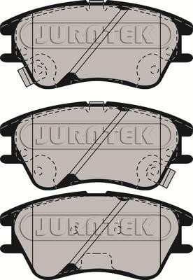 Juratek JCP8580 Гальмівні колодки, комплект JCP8580: Купити в Україні - Добра ціна на EXIST.UA!