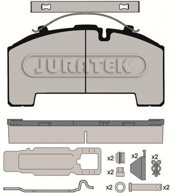 Juratek JCP1002K1 Гальмівні колодки, комплект JCP1002K1: Купити в Україні - Добра ціна на EXIST.UA!