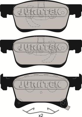 Juratek JCP8060 Гальмівні колодки, комплект JCP8060: Купити в Україні - Добра ціна на EXIST.UA!