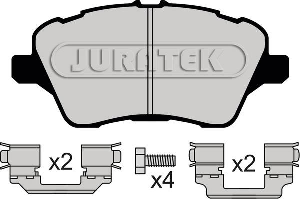 Juratek JCP4612 Гальмівні колодки, комплект JCP4612: Купити в Україні - Добра ціна на EXIST.UA!