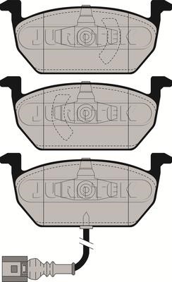 Juratek JCP4454 Гальмівні колодки, комплект JCP4454: Купити в Україні - Добра ціна на EXIST.UA!