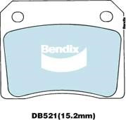 Bendix USA DB521 GCT Гальмівні колодки, комплект DB521GCT: Купити в Україні - Добра ціна на EXIST.UA!
