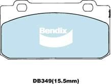 Bendix USA DB349 GCT Гальмівні колодки, комплект DB349GCT: Купити в Україні - Добра ціна на EXIST.UA!