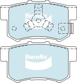 Bendix USA DB1728 -4WD Гальмівні колодки, комплект DB17284WD: Купити в Україні - Добра ціна на EXIST.UA!