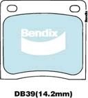 Bendix USA DB39 GCT Гальмівні колодки, комплект DB39GCT: Приваблива ціна - Купити в Україні на EXIST.UA!