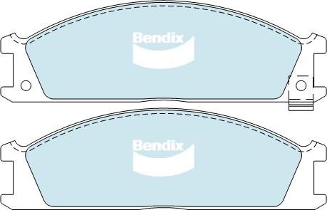 Bendix USA DB438 HD Гальмівні колодки, комплект DB438HD: Купити в Україні - Добра ціна на EXIST.UA!