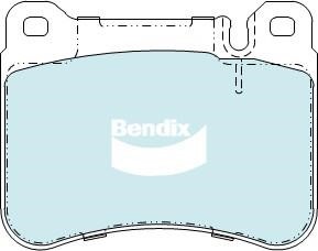 Bendix USA DB2235 GCT Гальмівні колодки, комплект DB2235GCT: Купити в Україні - Добра ціна на EXIST.UA!