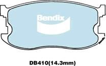 Bendix USA DB410 GCT Гальмівні колодки, комплект DB410GCT: Купити в Україні - Добра ціна на EXIST.UA!