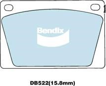 Bendix USA DB522 GCT Гальмівні колодки, комплект DB522GCT: Приваблива ціна - Купити в Україні на EXIST.UA!