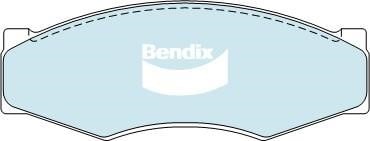 Bendix USA DB340 -4WD Гальмівні колодки, комплект DB3404WD: Купити в Україні - Добра ціна на EXIST.UA!