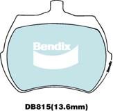 Bendix USA DB815 GCT Гальмівні колодки, комплект DB815GCT: Купити в Україні - Добра ціна на EXIST.UA!