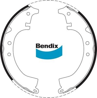 Bendix USA BS1358 Колодки гальмівні барабанні, комплект BS1358: Приваблива ціна - Купити в Україні на EXIST.UA!