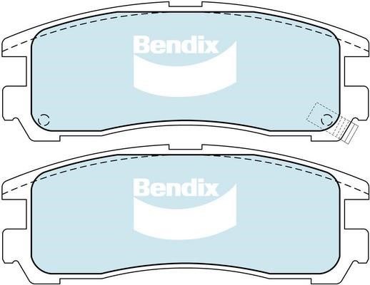 Bendix USA DB1239 GCT Гальмівні колодки, комплект DB1239GCT: Купити в Україні - Добра ціна на EXIST.UA!