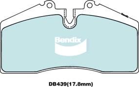 Bendix USA DB439 ULT Гальмівні колодки, комплект DB439ULT: Приваблива ціна - Купити в Україні на EXIST.UA!