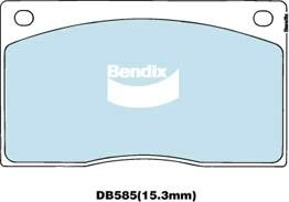 Bendix USA DB585 ULT Гальмівні колодки, комплект DB585ULT: Купити в Україні - Добра ціна на EXIST.UA!
