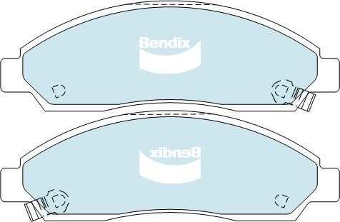 Bendix USA DB1468 HD Гальмівні колодки, комплект DB1468HD: Купити в Україні - Добра ціна на EXIST.UA!