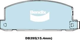 Bendix USA DB395 -4WD Гальмівні колодки, комплект DB3954WD: Купити в Україні - Добра ціна на EXIST.UA!
