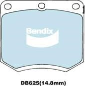 Bendix USA DB625 ULT Гальмівні колодки, комплект DB625ULT: Купити в Україні - Добра ціна на EXIST.UA!