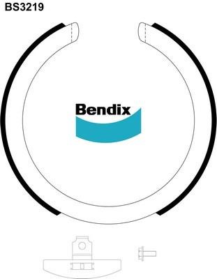 Bendix USA BS3219 Колодки гальмівні стояночного гальма BS3219: Купити в Україні - Добра ціна на EXIST.UA!