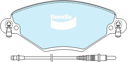 Bendix USA DB2016 HD Гальмівні колодки, комплект DB2016HD: Купити в Україні - Добра ціна на EXIST.UA!
