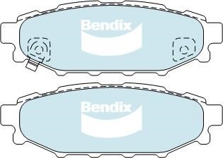 Bendix USA DB1803 HD Гальмівні колодки, комплект DB1803HD: Купити в Україні - Добра ціна на EXIST.UA!