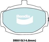 Bendix USA DB810 GCT Гальмівні колодки, комплект DB810GCT: Купити в Україні - Добра ціна на EXIST.UA!