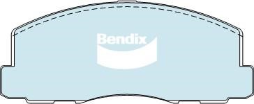 Bendix USA DB319 GCT Гальмівні колодки, комплект DB319GCT: Купити в Україні - Добра ціна на EXIST.UA!