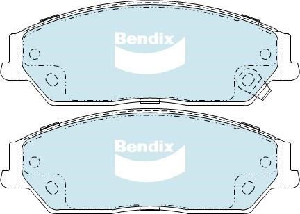 Bendix USA DB2243 GCT Гальмівні колодки, комплект DB2243GCT: Купити в Україні - Добра ціна на EXIST.UA!