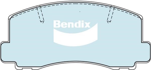 Bendix USA DB1103 HD Гальмівні колодки, комплект DB1103HD: Купити в Україні - Добра ціна на EXIST.UA!